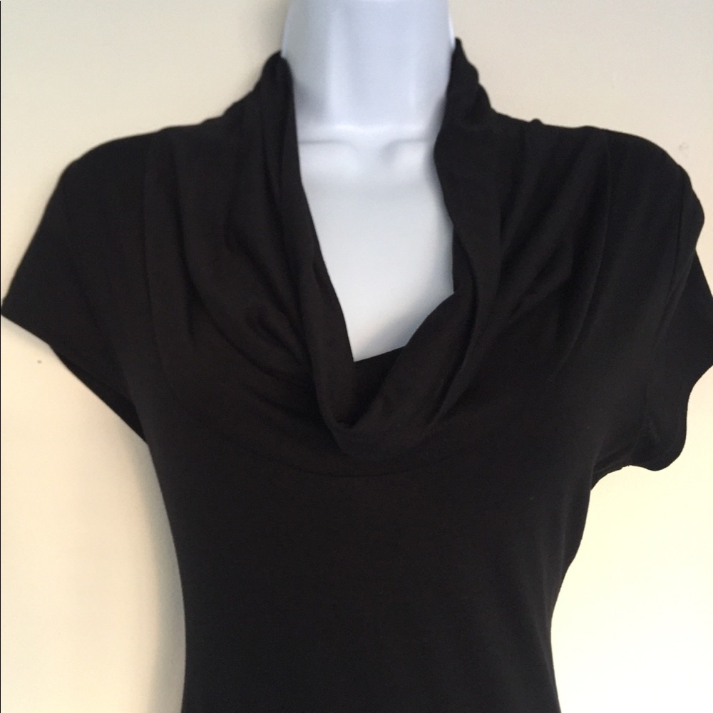 Black Cowl Neck Maxi Dress L - Picture 2 of 3